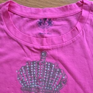 Juicy Couture Fuchsia Crown Tee